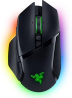 Razer Basilisk V3 Pro Wireless Gaming Mouse: HyperScroll Tilt Wheel - 30K DPI Optical Sensor - Gen-3 Optical Switches - 13-Zone Chroma RGB - 13 Programmable Controls - 3 Connection Modes - Black