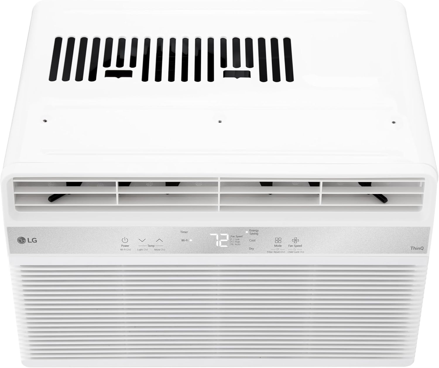 LG 6000 BTU Window Air Conditioner2024 New Remote Control, WiFi Enabled works with LG ThinQ, Alexa, Hey Google, Washable Filer Ultra-Quiet Cools Small Room up to 250 Sq.Ft AC Unit White LW6024RSMX