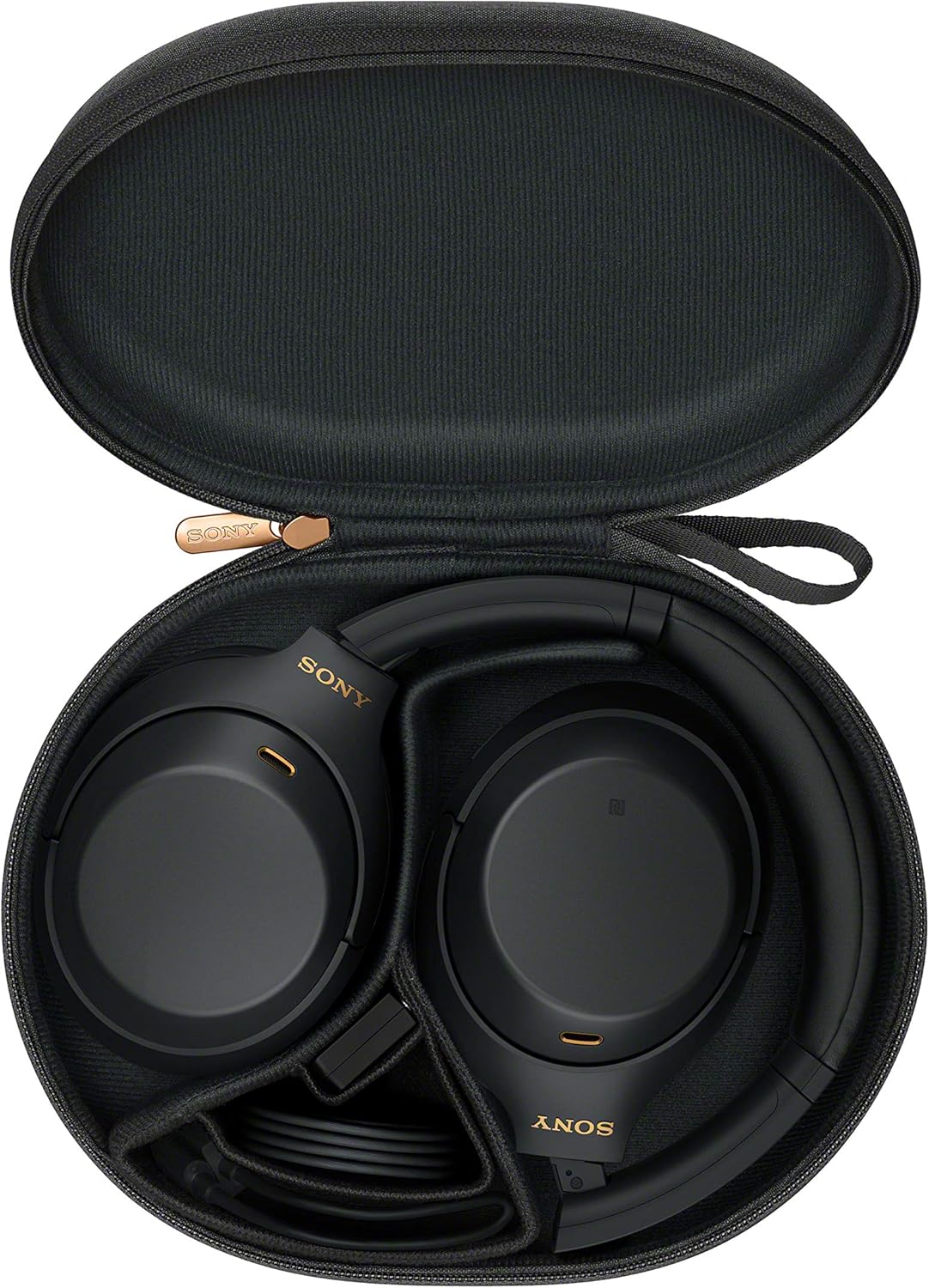 Sony WH-1000XM4 Wireless Premium Noise Canceling Overhead Headphones with Mic for Phone-Call and Alexa Voice Control  Black WH1000XM4