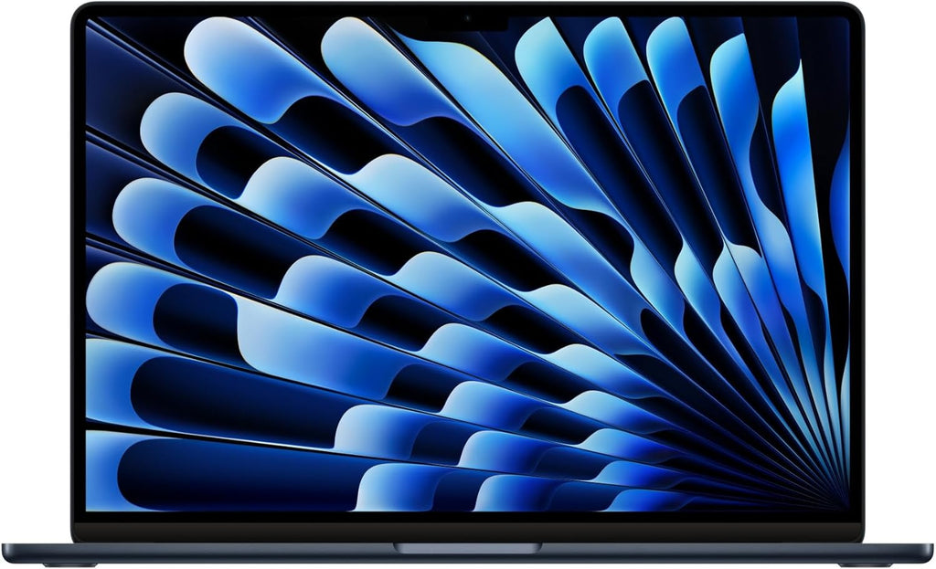 2023 Apple MacBook Air with Apple M2 Chip with 8-Core CPU/10-Core GPU (15-inch  8GB RAM  256GB SSD Storage) (QWERTY English) Midnight (Renewed)