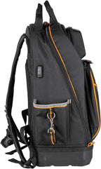 Klein Tools 62800BP Backpack Tool Bag, Tradesman Pro Extra-Large 40-Pocket Electrician Jobsite Backpack with Molded Bottom, Charging Port