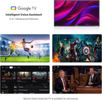 SYLVOX New 55” Outdoor Smart TV  Superior Waterproof Performance  Upgraded Matte Finish for Enhanced Anti-Glare Effect  Full Metal  with Dolby Atoms  2000nits  Full Sun Pool Pro 2.0+ Series