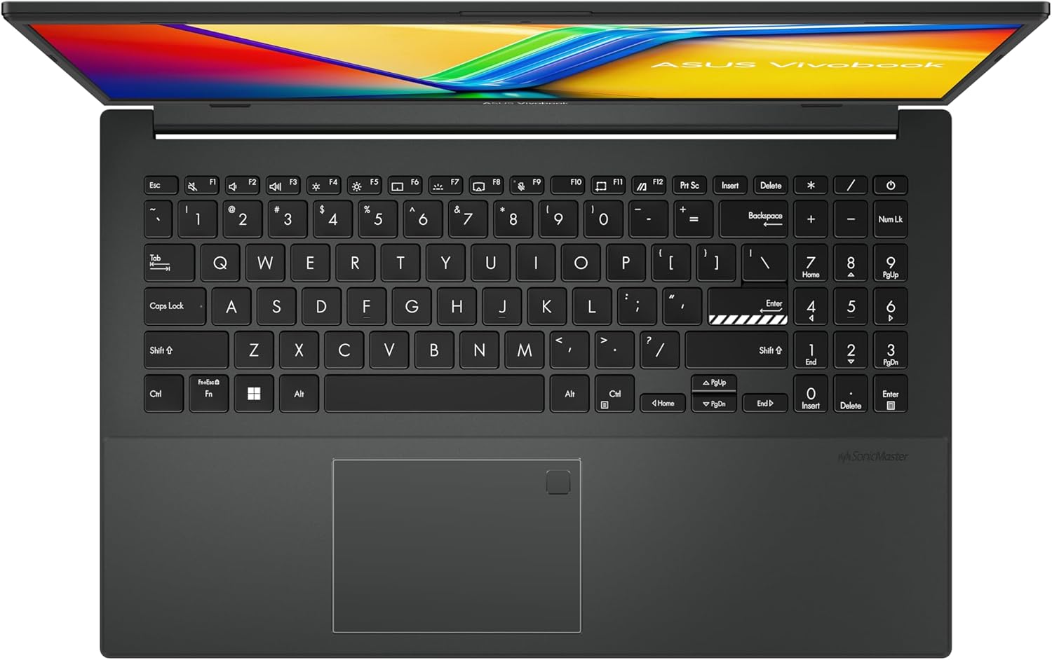 ASUS Vivobook Go 15.6” FHD Slim Laptop  AMD Ryzen 3 7320U Quad Core Processor  8GB DDR5 RAM  256GB SSD  Windows 11 Home  Fast Charging  Webcam Shield  Military Grade Durability  Black  E1504FA-AB34