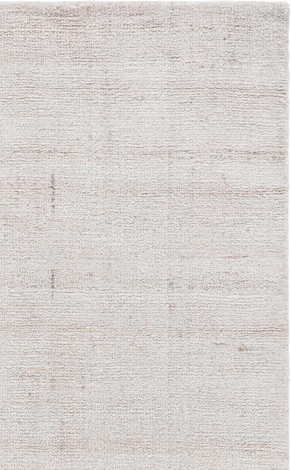 SAFAVIEH Abstract Collection Area Rug - 10' Square, Ivory & Beige, Handmade Wool & Viscose, Ideal for High Traffic Areas in Living Room, Bedroom (ABT141D)