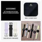 Garmin Venu 4  41mm  Advanced Fitness Tracker GPS Smartwatch  1.2" AMOLED Display  Built-in Flashlight  10 Days of Battery Life  Lunar Gold with Bone Silicone Band (Watch Bundle)