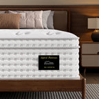 BedStory Firm Queen Mattress 14 Inch, Hybrid Queen Size Mattress in a Box, Back Pain Relief, Luxury Pocket Spring Mattress, Fiberglass-Free, 365-Night-Trial, 10 Year Warranty