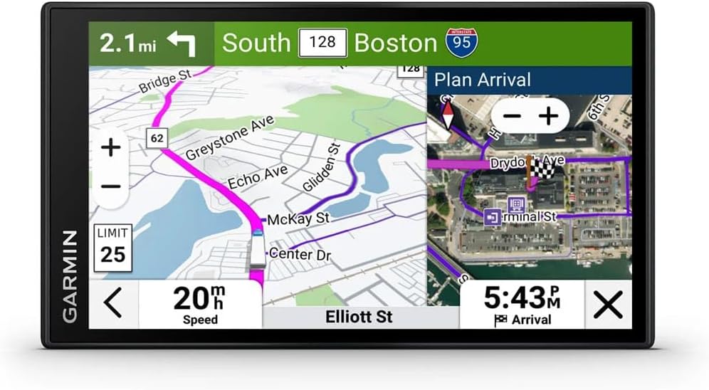 Garmin Dezl OTR620 GPS Truck Navigator 6" Display Touchscreen  Commercial GPS Navigation for Semi Trucker Driver Bundle with 32GB SD Memory Card + LCD Cleaning Kit