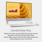 Dell 27 All-in-One Desktop ec27250-27-inch FHD (1920 x 1080) Display  Intel Core 5 Processor 120U  Intel Graphics  16GB DDR5 RAM  512GB SSD  Windows 11 Home  Onsite Service - White