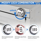 AA Products Model DW-1650 2 Tiers Drawer Cabinet with Password Lock Designed for Tools Room, Utility Room, Workplace, Carriage, Garage. 15.75’’W x 12.5’’H x 15.6”D - Sold Individually