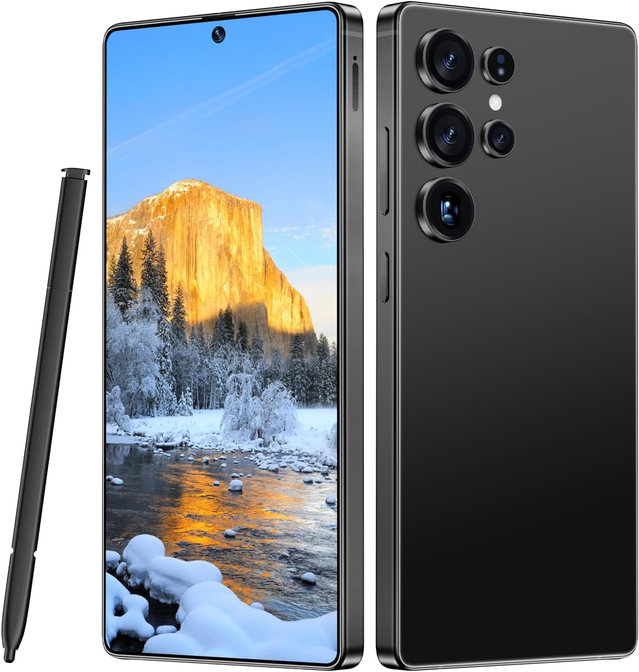 MMY I25 Ultra 5G Unlocked Smartphone,16GB+512GB Fully Cell Phone for Android 14, 6.99" Unlocked Cell Phone, 7000mAh, 68MP+108MP Dual Camera/Dual SIM/Fingerprint Lock/Face (Black)