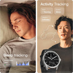 WITHINGS ScanWatch 2 - Hybrid Smart Watch, Heart Rate Monitoring, Fitness Tracker, Cycle Tracker, Sleep Monitoring, GPS Tracker, 30-Day Battery Life, Android & Apple Compatible, HSA/FSA