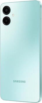 Samsung Galaxy A06 4G LTE (64GB + 4GB) Latin Version SM-A065M/DS Factory Unlocked 6.7" Dual Sim 50MP Dual Cam (Case Bundle) - (Light Green)