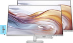 HP Series 5 527sh Monitor (Replaces M27h) 27" 100Hz IPS FHD (1920x1080) 99% sRGB Display  Adjustable Height & Tilt  Flicker Free  Anti-Glare  Black/Silver w/DKZ USB Port Expander (2 Pack)