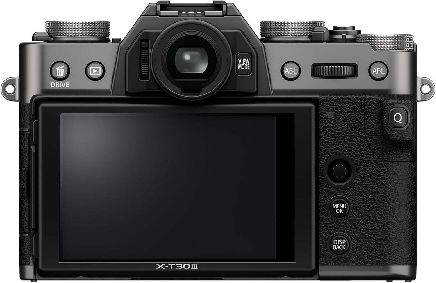FUJIFILM X-T30 III Mirrorless Camera Body  Charcoal Silver
