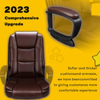 OFIKA Home Office Chair, 400LBS Big and Tall Chair Heavy Duty Design, Ergonomic High Back Cushion Lumbar Back Support, Computer Desk Chair, Adjustable Executive Leather Chair with Armrest
