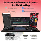 AISURIX RX 590 Graphics Card, Real 8GB, GDDR5, 256 Bit, RX 580 2304SP Pc Gaming Video Card, 2XDP, HDMI, PCI Express 3.0 with Freeze Fans Graphics Card for Gaming pc