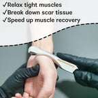 6-Piece Stainless Steel Iastm Set - Muscle Scraper Massage Tool for Deep Tissue by myofascial Release Tool Comes with a Storage Bag