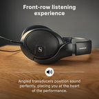 Sennheiser HD 560S Open-Back Over-Ear Wired Headphones – Neutral  Natural Sound for Music  Gaming  and Content Creation  Black