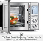 Breville BMO850BSS Smooth Wave Countertop Microwave Oven, Brushed Stainless Steel