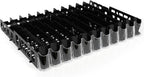 Display Technologies Drink Organizer for Fridge, Visi-Fast Spring-Loaded Beverage Glides for 12oz slim, 11-Wide, 24" D, 6-Pack