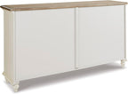 Signature Design by Ashley Roranville French Country Accent Cabinet or Server, White