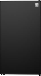 Kenmore 18" Compact Refrigerator with Chiller Compartment - Reversible Door, Adjustable Glass Shelves, ENERGY STAR Certified, 6 Can Rack, Interior Lighting, Freestanding, 3.5 cu. ft. Capacity - Black
