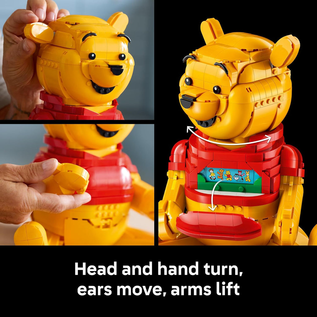 LEGO Disney Winnie The Pooh Building Set - Home, Office or Book Shelf Decor for Adult Fans, Ages 18+ - W/Eeyore Figure - Collectible Disney Gift - 43300