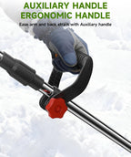 Electric Snow Shovel Cordless .20V | 12-Inch | 4-Ah Cordless Snow Blower  Battery Snow Blower with Directional Plate & Adjustable Front Handle(Battery & Quick Charger Included