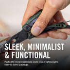 LEATHERMAN, Skeletool, 7-in-1 Lightweight, Minimalist Multi-tool for Everyday Carry (EDC), Home, Garden & Outdoors, Stainless Steel