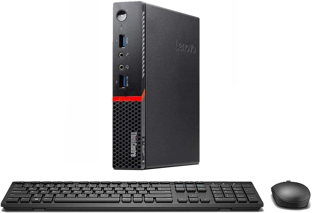 Lenovo Thinkcentre M715Q Desktop AMD Ryzen 3 Pro-2200GE 4GB 128GB SSD W11H (Renewed)