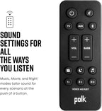 Polk Audio Signa S4 TV Sound Bar with Subwoofer - Dolby Atmos Audio VoiceAdjust & BassAdjust Technology  HDMI eARC  Wireless Subwoofer works with 8K  4K  & HD TVs  Bluetooth  Wireless Streaming