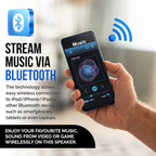 Philips Portable CD Player Boombox Bluetooth with Cassette Player All in one Powerful Stereo Boom Box CD Player for Home Mega Bass Reflex Speakers  Radio/USB/MP3/AUX Input with Backlight LCD Display