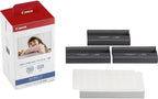 Canon SELPHY CP1500 Compact Photo Printer | Black with 2 x KP-108IN Color Ink and Paper Set (3 Items)