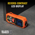Klein Tools Laser Distance Measure, Measures in Feet, Inches, Meters
