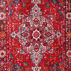 SAFAVIEH Vintage Hamadan Collection Area Rug - 8' x 10', Red & Multi, Oriental Traditional Persian Design, Non-Shedding & Easy Care, Ideal for High Traffic Areas in Living Room, Bedroom (VTH222A)