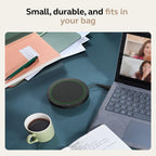 Jabra Speak2 75 (2025 Edition) Wireless Bluetooth Speakerphone - 4 Noise-Cancelling Mics  65mm Speakers - New Linking Feature - USB-C Dongle - Certified for Microsoft Teams - Dark Grey