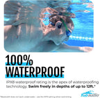 H2O Audio TRI 2 Multisport Waterproof Bone Conduction Open Ear Headphones  Bluetooth 5.3 for Running and Cycling  MP3 Mode for Swimming  8GB Memory  8.5-Hour Battery  Black/Blue