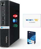 Lenovo ThinkCentre Micro Desktop  16GB DDR4 RAM  512GB SSD Drive  AMD Processor & Graphics  Dual-Display Support  Wi-Fi  Bluetooth  USB  RJ-45  Windows 11 Pro  Business-Grade  Home-Friendly