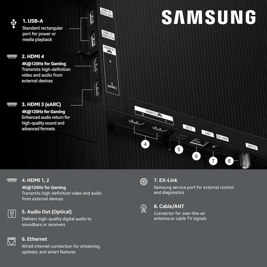 Samsung 65-Inch Class OLED 4K S85F Series  Vision AI Smart TV (2025 Model  65S85F) Object Tracking Sound Lite w/Dolby Atmos  NQ4 AI Gen2 Processor  Contour Design  Color Booster Pro  Alexa Built-in