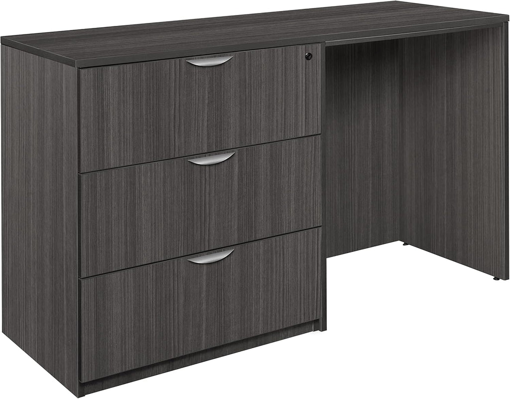 Regency Legacy Stand Up Side to Side Lateral File/Desk- Ash Grey