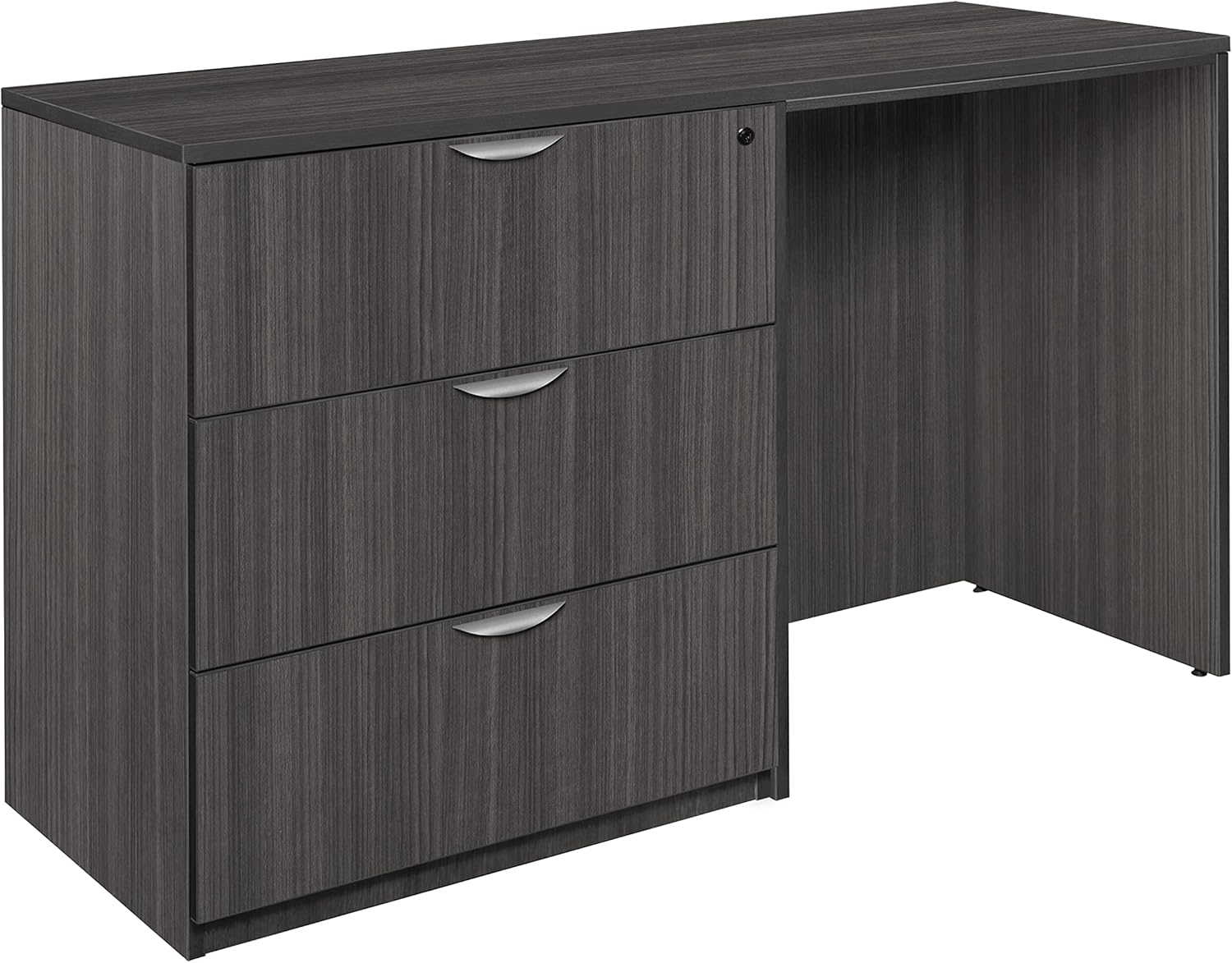 Regency Legacy Stand Up Side to Side Lateral File/Desk- Ash Grey