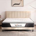 12 Inch Mattress,Medium Firm Hybrid Memory Foam & Pocket Springs for Pressure Relief CertiPUR-US Certified Fiberglass Free, 500 Night Trial (12 inch, Queen)