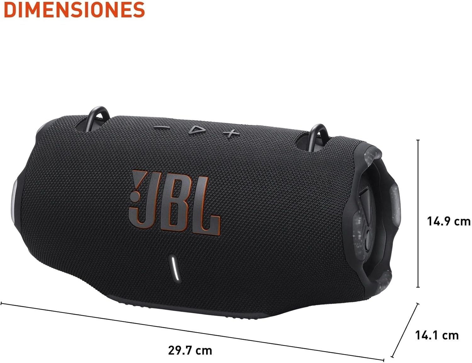 JBL Xtreme 4 - Portable Bluetooth Speaker  Powerful Sound and Deep Bass  IP67 Waterproof  24 Hours of Playtime  Powerbank  PartyBoost for Multi-Speaker Pairing (Black) (Renewed)