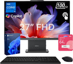 Lenovo IdeaCentre I Pro Business All-in-One  Next Gen AI  27" FHD Touchscreen 100Hz  i5-13420H  16GB DDR5 RAM  1TB SSD  Wi-Fi 6  Webcam  Wireless KB &M  Bundle with ADATA 64GB USB Flash Drive