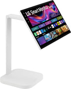 LG Smart Monitor Swing 32U889SA-W 32-Inch 4K UHD (3840x2160) IPS Touchscreen on a Fully Adjustable Wheeled Base HDR10  webOS  Built-in Speaker  HDMI  USB Type-C  Tilt/Height/Swivel/Pivot Stand  White