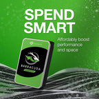 Seagate BarraCuda 4TB Internal Hard Drive HDD – 3.5 Inch Sata 6 Gb/s 5400 RPM 256MB Cache For Computer Desktop PC – Frustration Free Packaging ST4000DMZ04/DM004