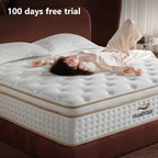 Queen,14inch Queen Hybrid Mattress in a Box Memory Foam Mattress Full Size Firm with Individual Pocket Spring Upgrade Zoned Support Medium Firm Memory Fat Mattress