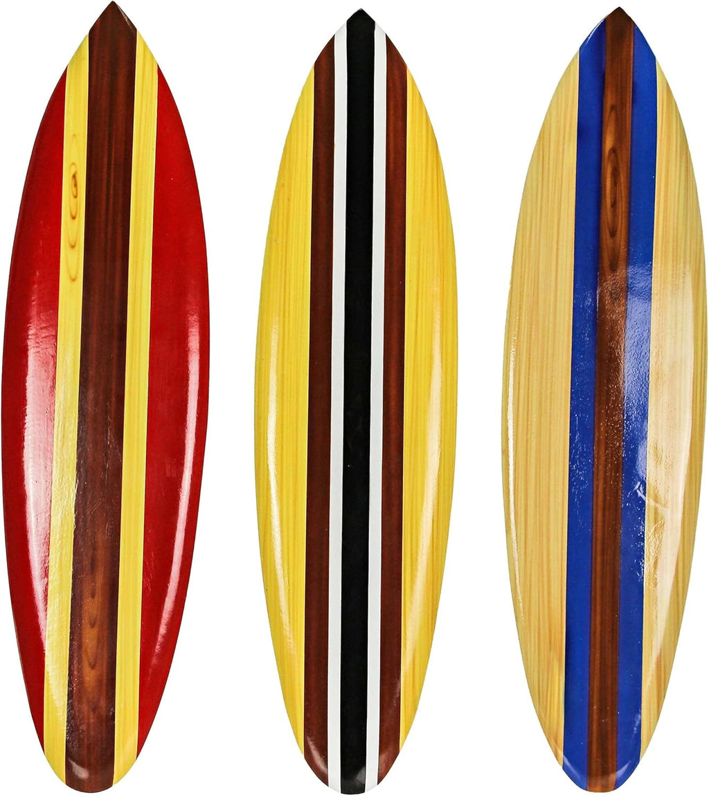 32 Inch Wooden Surfboard Decorative Wall Hanging Beach Decor