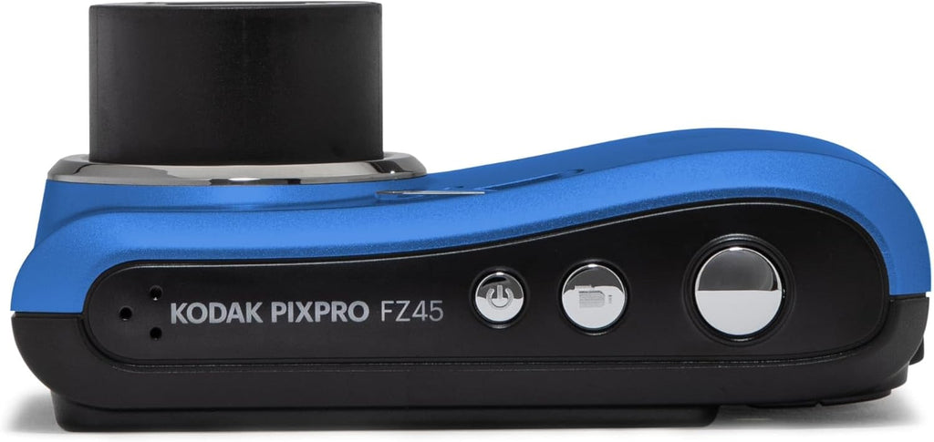 KODAK PIXPRO FZ45-BK 16MP Digital Camera 4X Optical Zoom 27mm Wide Angle 1080P Full HD Video 2.7" LCD Vlogging Camera  Blue