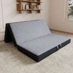 Vamcheer Tri Folding Mattress Full Size - 6 Inch Foldable Mattress for Travel/RV/Camping/Guest Room/Yoga, 73"x52"x6" Tri-fold Memory Foam Cushion with Washable Cover